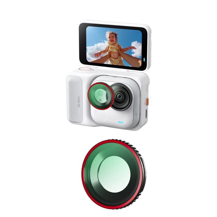 For Insta360 GO Ultra STARTRC Camera Lens Filter, CPL, Black Mist 1/4, UV, ND32, 4 in 1 ND32/64 UV CPL