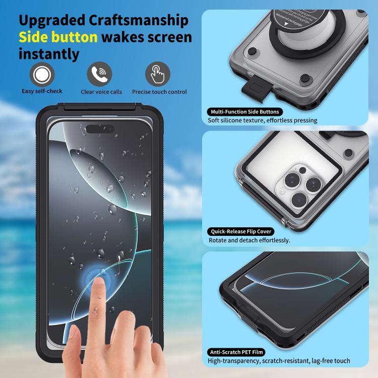 RedPepper G80 Pro Diving Protective Cover, Waterproof Depth: 15m