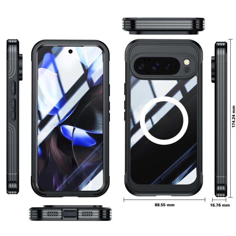 RedPepper Tempered Glass MagSafe Phone Case, For Google Pixel 10 Pro XL, For Google Pixel 10 Pro / 10
