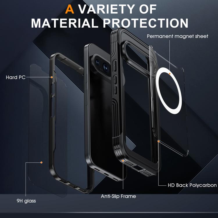 RedPepper Tempered Glass MagSafe Phone Case, For Google Pixel 10 Pro XL, For Google Pixel 10 Pro / 10