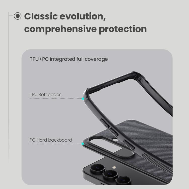 NILLKIN Frosted Shield Pro PC + TPU Phone Case, For Samsung Galaxy S25 FE 5G