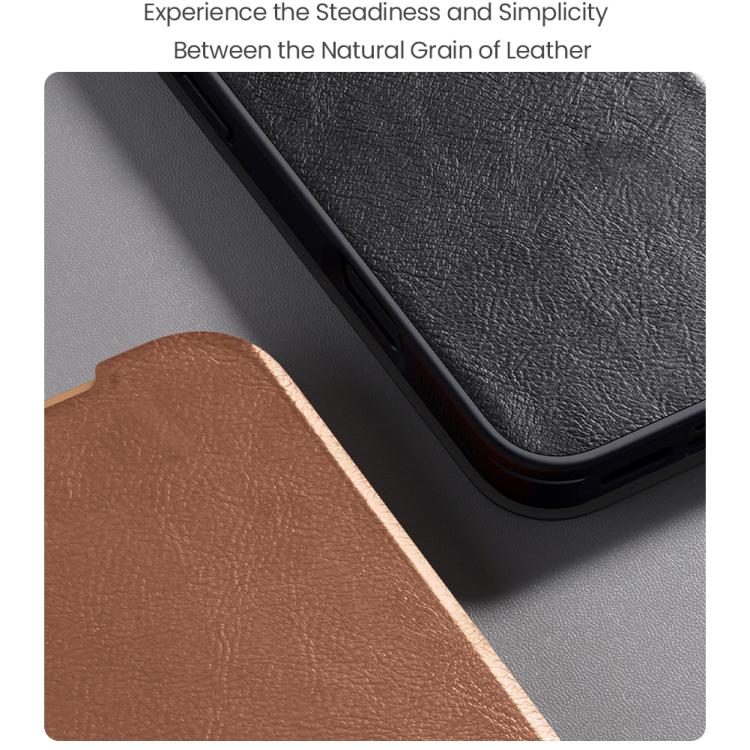 NILLKIN QIN Series Pro Sliding Camera Cover Design Leather Phone Case, For iPhone 17 Pro Max, For iPhone 17 Pro, For iPhone 17, For iPhone Air