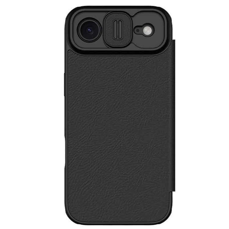 NILLKIN QIN Series Pro Sliding Camera Cover Design Leather Phone Case, For iPhone 17 Pro Max, For iPhone 17 Pro, For iPhone 17, For iPhone Air