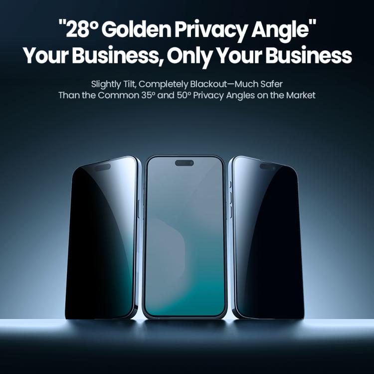 NILLKIN Guardian Full Coverage Privacy Tempered Glass Film with Dust-free Cabin, For iPhone 17 Pro Max, For iPhone 17 Pro, For iPhone 17