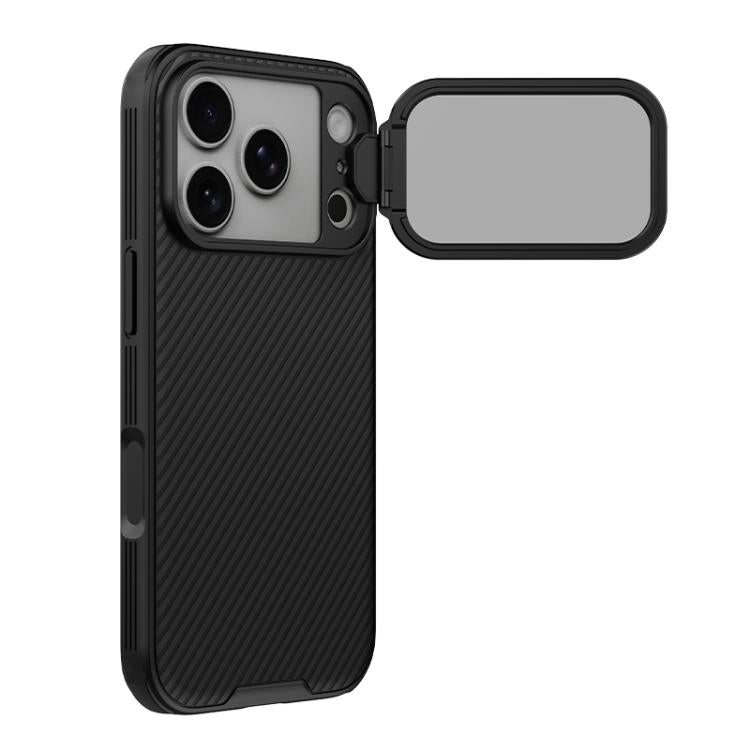 NILLKIN Black Mirror Prop CD Texture Transparent Mirror Cover Phone Case, For iPhone 17 Pro Max, For iPhone 17 Pro