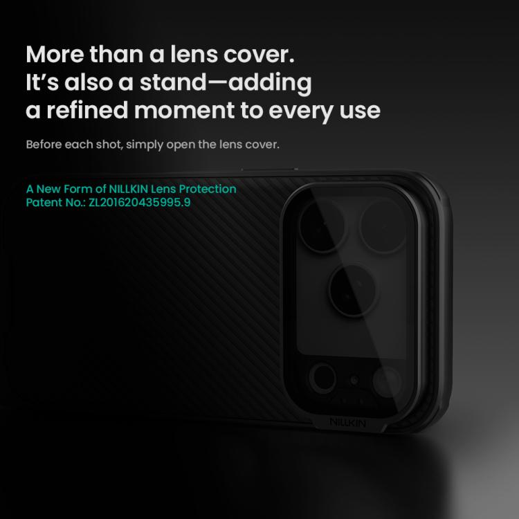 NILLKIN Black Mirror Prop CD Texture Transparent Mirror Cover Phone Case, For iPhone 17 Pro Max, For iPhone 17 Pro
