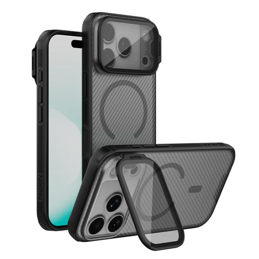 NILLKIN CamShield Prop Transparent Mirror Cover MagSafe Magnetic Translucent PC Phone Case, For iPhone 17 Pro Max, For iPhone 17 Pro