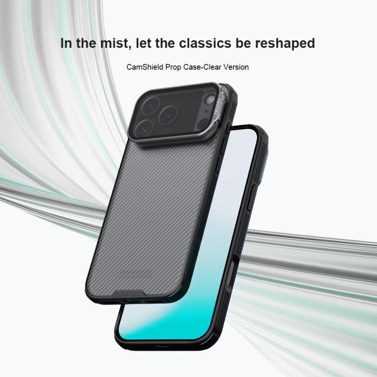 NILLKIN CamShield Prop Transparent Mirror Cover Translucent PC Phone Case, For iPhone 17 Pro Max, For iPhone 17 Pro
