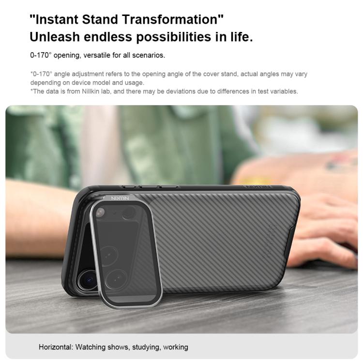 NILLKIN CamShield Prop Transparent Mirror Cover Translucent PC Phone Case, For iPhone 17 Pro Max, For iPhone 17 Pro
