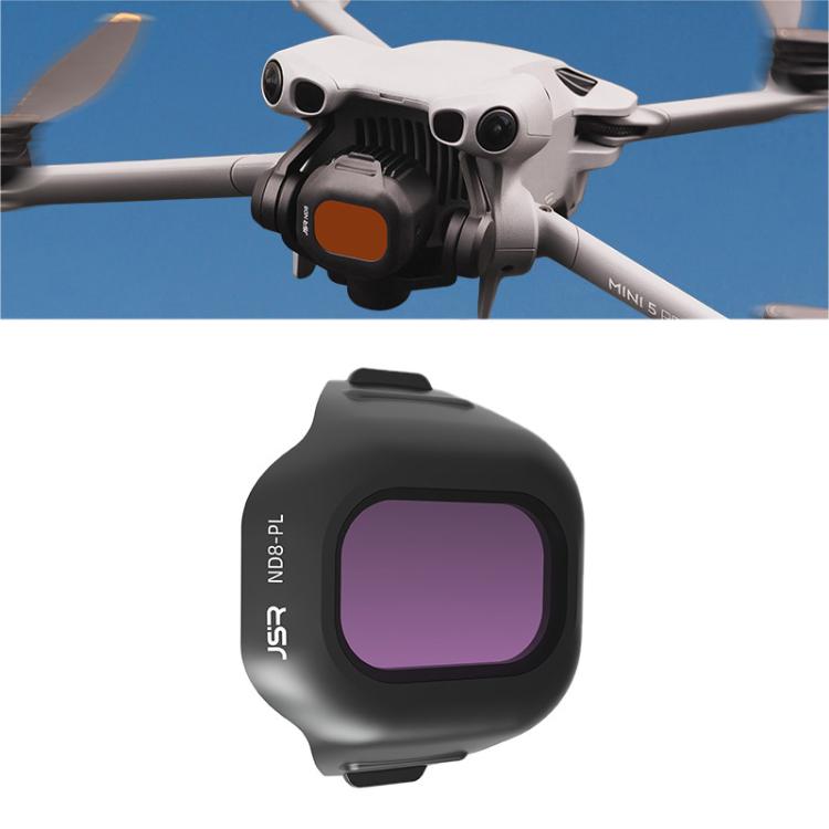 For DJI Mini 5 Pro JSR CB Series Clip-on Drone Camera Lens Filter, MCUV, CPL, ND8, ND16, ND32, ND64, ND128, ND256, ND8PL, ND16PL, ND32PL, ND64PL, STAR, NIGHT, Black Mist 1/4, 3 in 1 CPL ND16/64, 4 in 1 CPL ND8/32/128, 4 in 1 ND8-64, 4 in 1 ND8-64PL