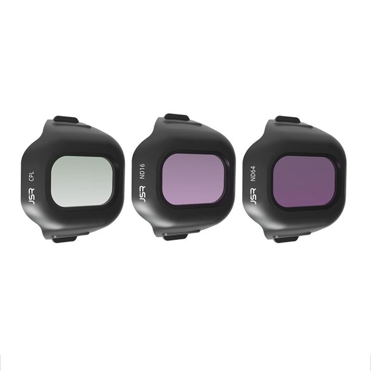 For DJI Mini 5 Pro JSR CB Series Clip-on Drone Camera Lens Filter, MCUV, CPL, ND8, ND16, ND32, ND64, ND128, ND256, ND8PL, ND16PL, ND32PL, ND64PL, STAR, NIGHT, Black Mist 1/4, 3 in 1 CPL ND16/64, 4 in 1 CPL ND8/32/128, 4 in 1 ND8-64, 4 in 1 ND8-64PL