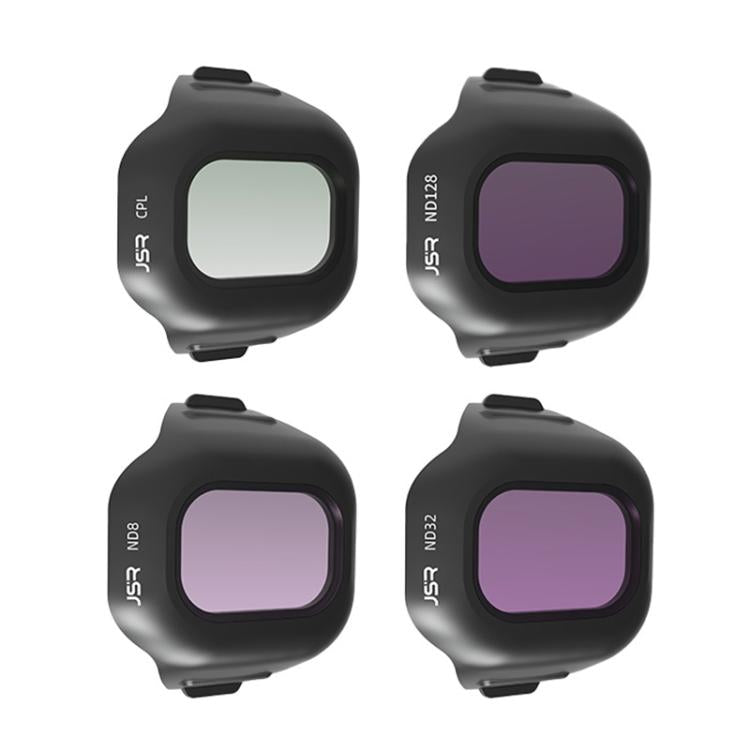For DJI Mini 5 Pro JSR CB Series Clip-on Drone Camera Lens Filter, MCUV, CPL, ND8, ND16, ND32, ND64, ND128, ND256, ND8PL, ND16PL, ND32PL, ND64PL, STAR, NIGHT, Black Mist 1/4, 3 in 1 CPL ND16/64, 4 in 1 CPL ND8/32/128, 4 in 1 ND8-64, 4 in 1 ND8-64PL