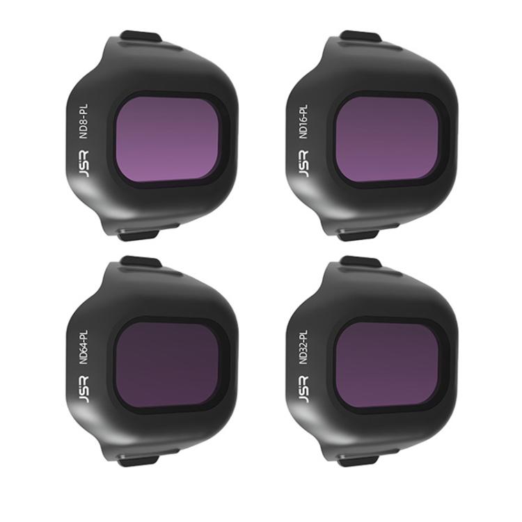 For DJI Mini 5 Pro JSR CB Series Clip-on Drone Camera Lens Filter, MCUV, CPL, ND8, ND16, ND32, ND64, ND128, ND256, ND8PL, ND16PL, ND32PL, ND64PL, STAR, NIGHT, Black Mist 1/4, 3 in 1 CPL ND16/64, 4 in 1 CPL ND8/32/128, 4 in 1 ND8-64, 4 in 1 ND8-64PL