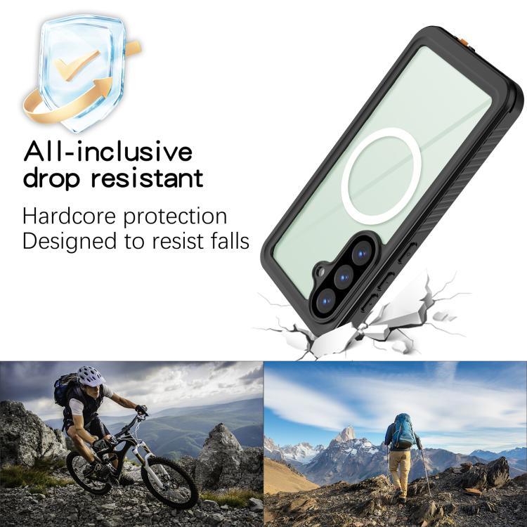 RedPepper MagSafe Shockproof IP68 Waterproof PC Hybrid TPU Phone Case, For Samsung Galaxy S25 FE 5G