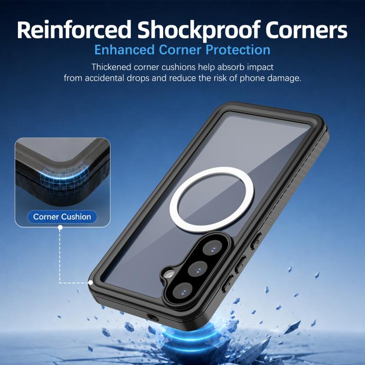 RedPepper MagSafe Shockproof IP68 Waterproof PC Hybrid TPU Phone Case, For Samsung Galaxy S25 FE 5G