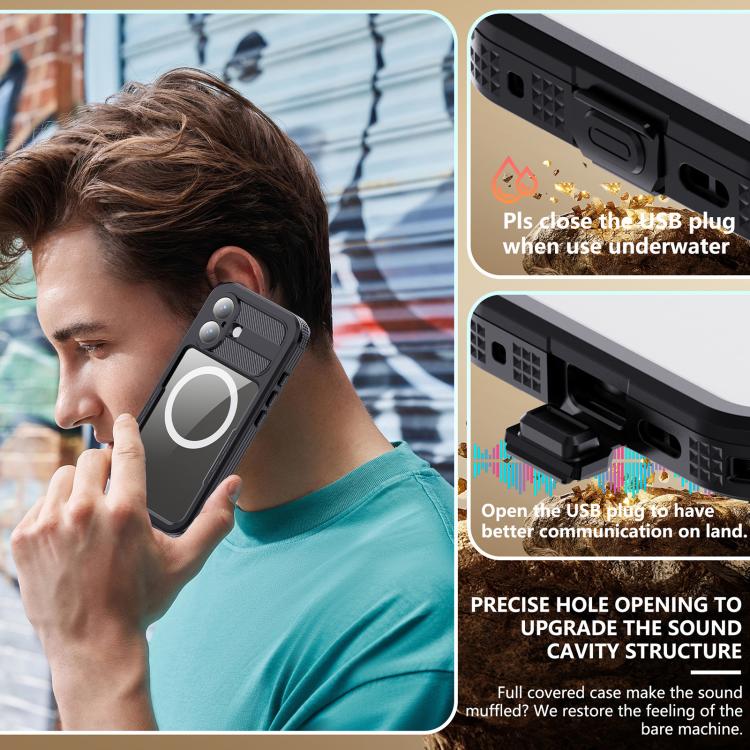 RedPepper IP68 Waterproof Triple-proof MagSafe Phone Case, For iPhone 17