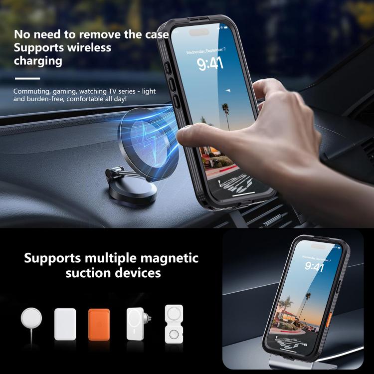 RedPepper IP68 Waterproof Triple-proof MagSafe Phone Case, For iPhone 17