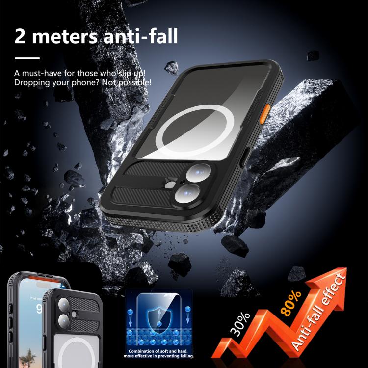 RedPepper IP68 Waterproof Triple-proof MagSafe Phone Case, For iPhone 17