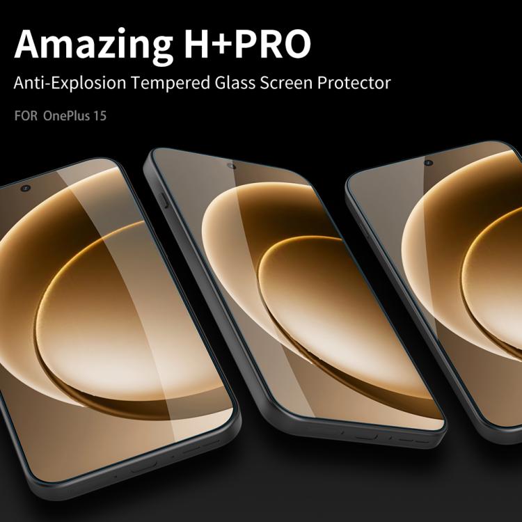 NILLKIN H+Pro 0.2mm 9H Explosion-proof Tempered Glass Film, For OnePlus Ace 6, For OnePlus 15 5G