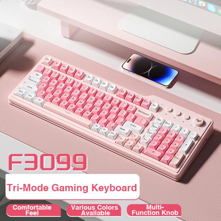 AULA F3099 99 Keys RGB Lighting Tri-Mode Gaming Keyboard