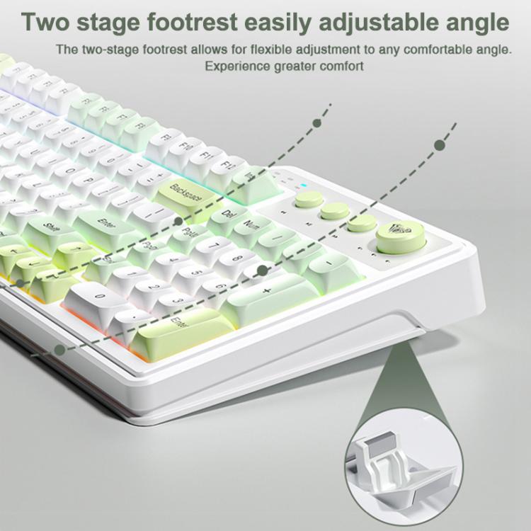 AULA F3099 99 Keys RGB Lighting Tri-Mode Gaming Keyboard