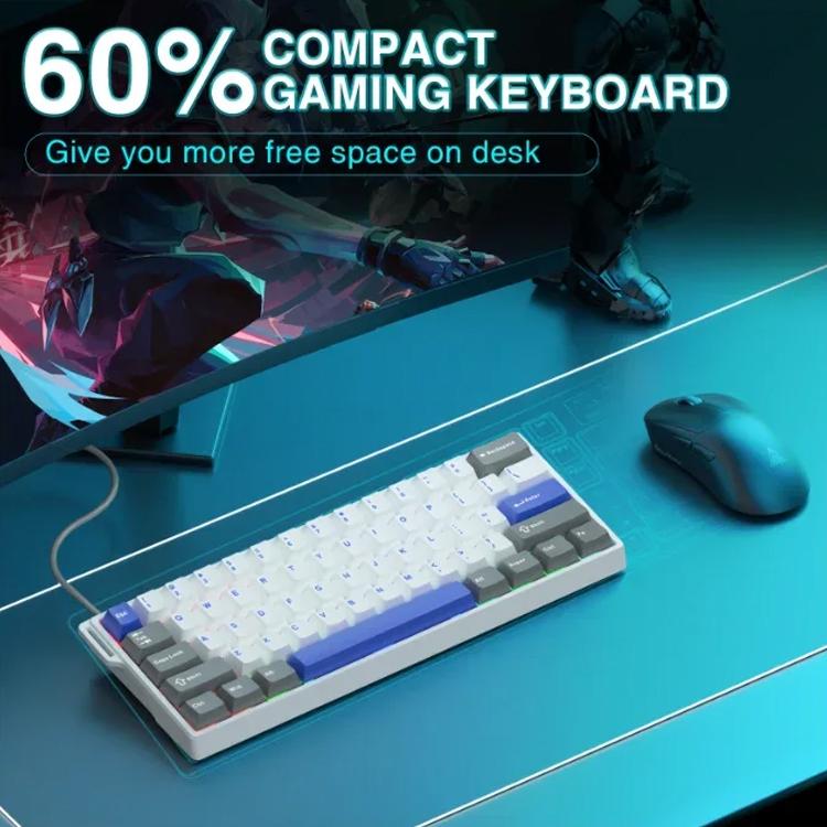 AULA WIN60HE MAX Edition 60 Keys RGB Wired Keyboard