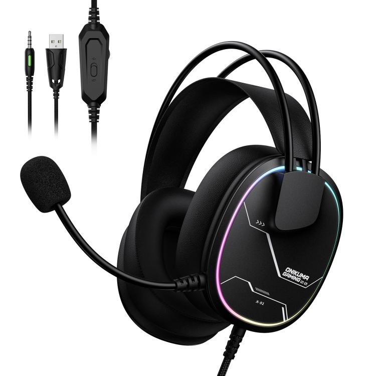 ONIKUMA X91 Over-ear Wired Earphone with Microphone