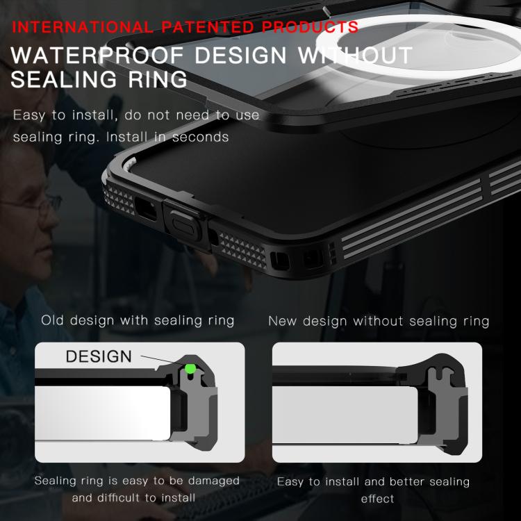 RedPepper IP68 Waterproof Triple-proof MagSafe Phone Case, For Samsung Galaxy S26+ 5G, For Samsung Galaxy S26 Ultra 5G, For Samsung Galaxy S26 5G
