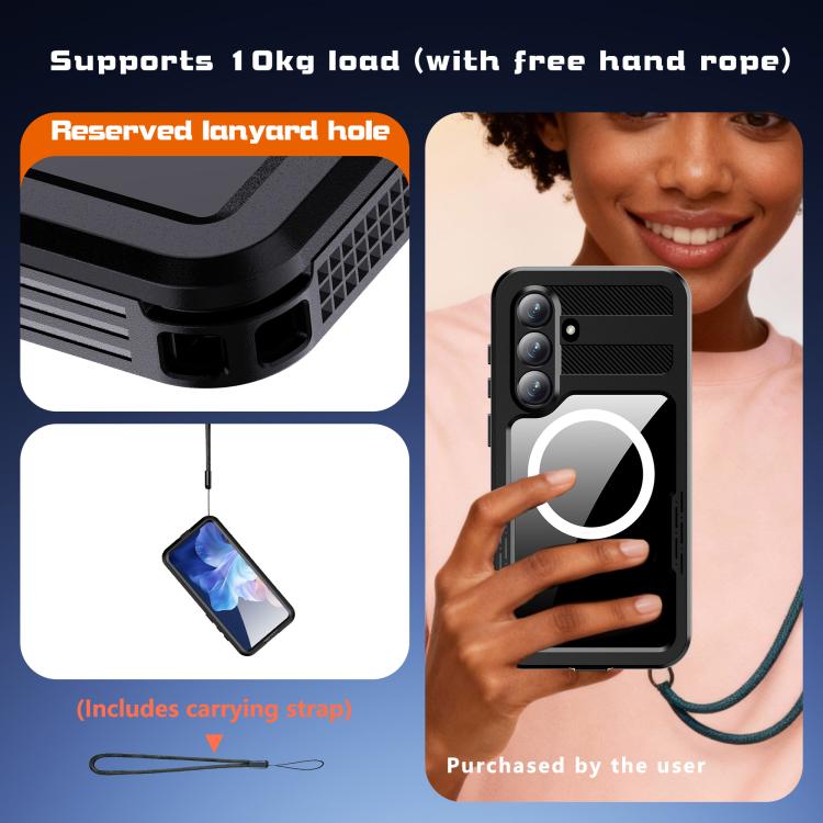 RedPepper IP68 Waterproof Triple-proof MagSafe Phone Case, For Samsung Galaxy S26+ 5G, For Samsung Galaxy S26 Ultra 5G, For Samsung Galaxy S26 5G