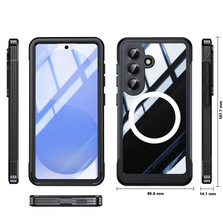 RedPepper Tempered Glass MagSafe Phone Case, For Samsung Galaxy S26+ 5G, For Samsung Galaxy S26 Ultra 5G, For Samsung Galaxy S26 5G