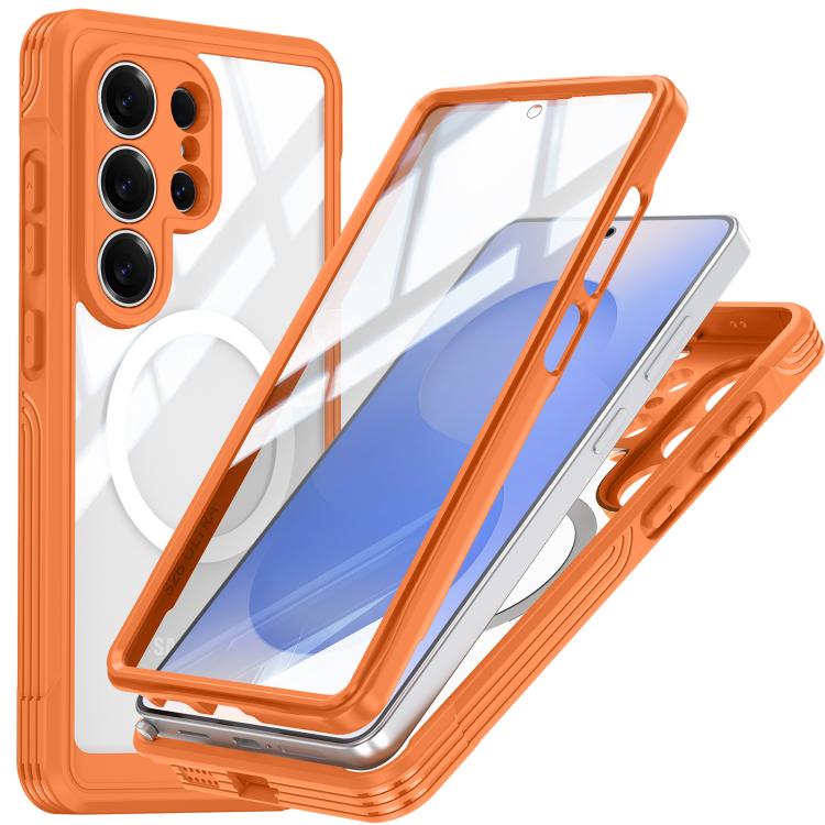 RedPepper Tempered Glass MagSafe Phone Case, For Samsung Galaxy S26+ 5G, For Samsung Galaxy S26 Ultra 5G, For Samsung Galaxy S26 5G