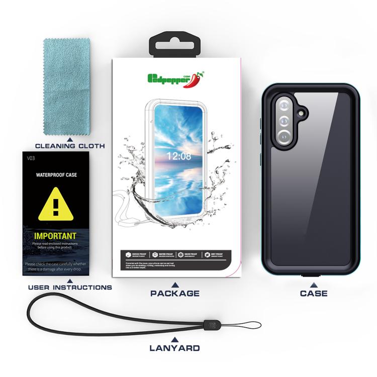RedPepper Transparent Dot Shockproof Waterproof PC + TPU Phone Case, For Samsung Galaxy A36 / A37