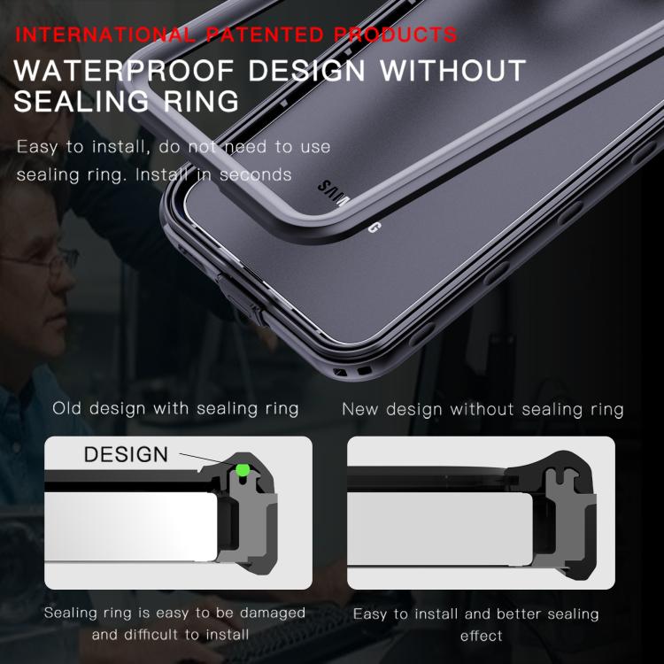 RedPepper Transparent Dot Shockproof Waterproof PC + TPU Phone Case, For Samsung Galaxy A36 / A37