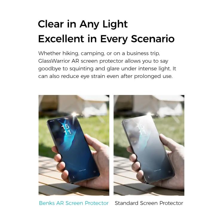 Benks King Kong Series Corning AR Antireflective Tempered Glass Film, For Samsung Galaxy S26 Ultra 5G