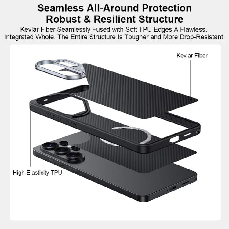 Benks 600D Kevlar Fiber MagSafe Shockproof Phone Case, For Samsung Galaxy S26 Ultra 5G