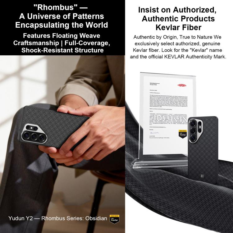 Benks Y2 Kevlar All-inclusive MagSafe Magnetic Diamond Phone Case, For Samsung Galaxy S26 Ultra 5G