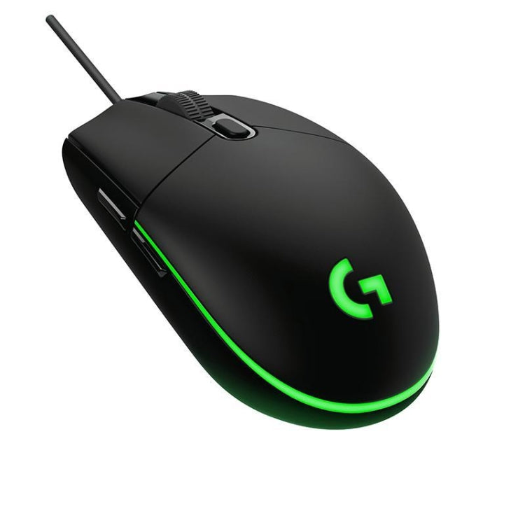 Logitech G102 6-keys RGB Glowing 6000DPI Five-speed Adjustable Wired Optical Gaming Mouse, Length: 2m, G102 (White), G102