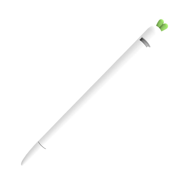LOVE MEI For Apple Pencil 1 Carrot Shape Stylus Pen Silicone Protective Case Cover, For Apple Pencil 1