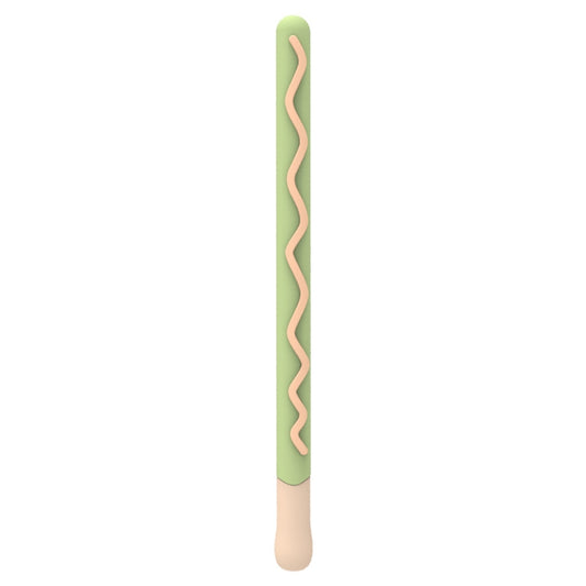 LOVE MEI For Apple Pencil 2 Stripe Design Stylus Pen Silicone Protective Case Cover, For Apple Pencil 2