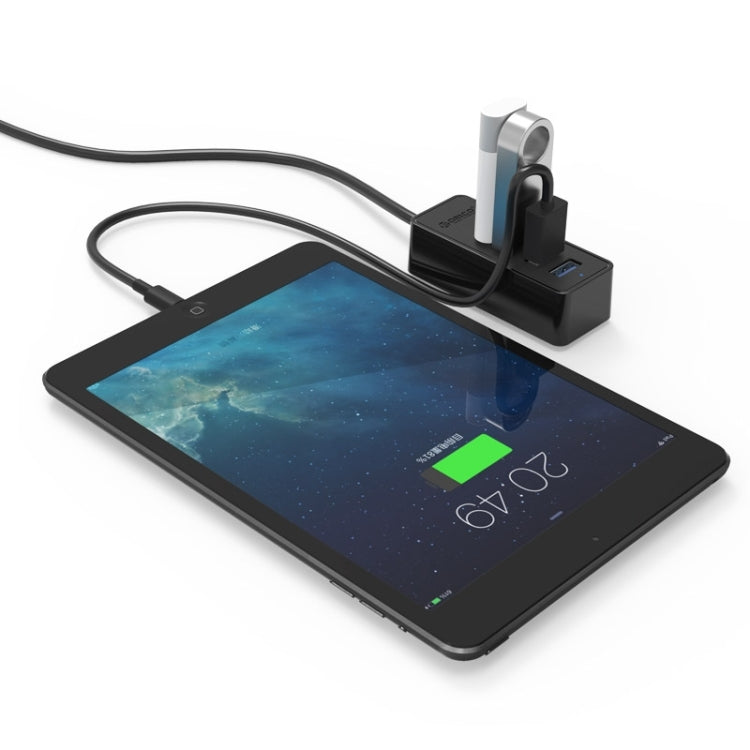 ORICO W5P-U3-100 4-Port USB 3.0 Desktop HUB with 100cm Micro USB Cable Power Supply, W5P-U3-100 Black, W5P-U3-100 White