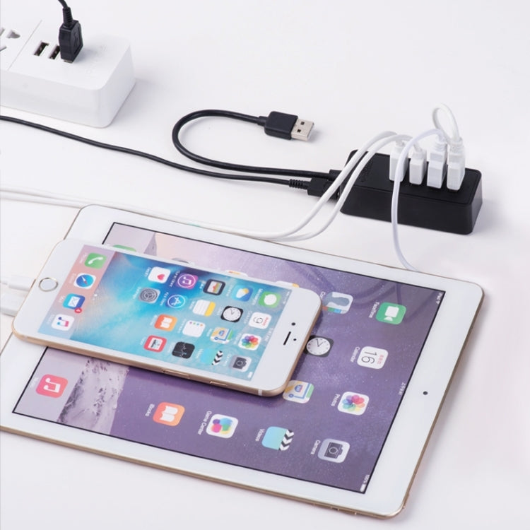 ORICO W5P-U3-100 4-Port USB 3.0 Desktop HUB with 100cm Micro USB Cable Power Supply, W5P-U3-100 Black, W5P-U3-100 White