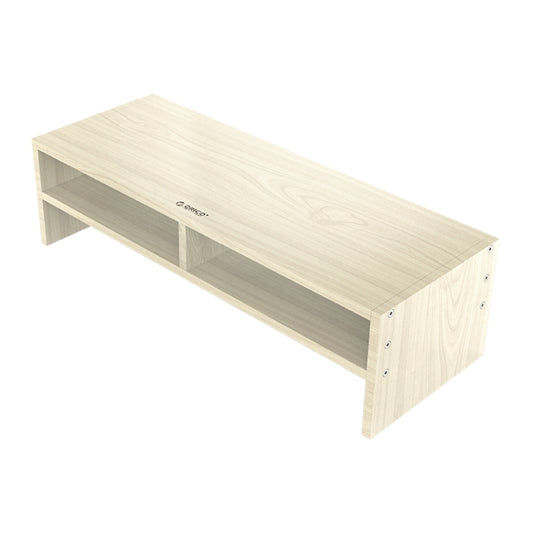 ORICO MSR-04-WD-BP 2-layer Wood Grain Computer Monitor Holder with Partition, Size: 50 x 20 x 13.5cm, 2-layer with Partition, Size: 50 x 20 x 13.5cm