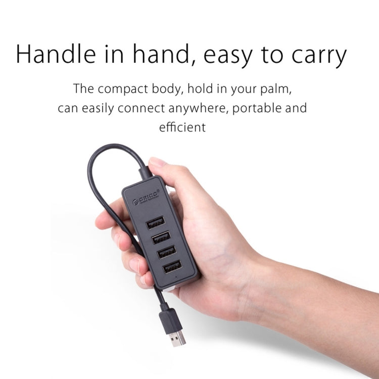 ORICO W5P-U2-100 USB 2.0 Desktop HUB with 100cm Micro USB Cable Power Supply, W5P-U2-100 Black, W5P-U2-100 White