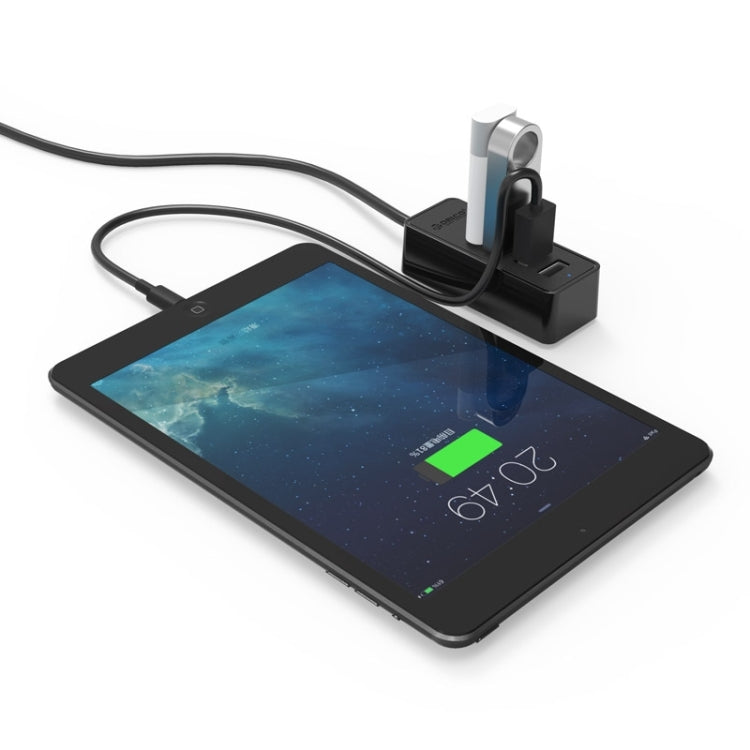 ORICO W5P-U2-100 USB 2.0 Desktop HUB with 100cm Micro USB Cable Power Supply, W5P-U2-100 Black, W5P-U2-100 White