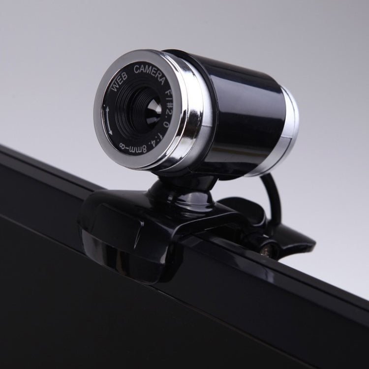 HXSJ A860 30fps 480P HD Webcam for Desktop / Laptop, with 10m Sound Absorbing Microphone, Length: 1.4m, A860 Black, A860 Grey, A860 Blue, A860 Red, A860 Red + Black