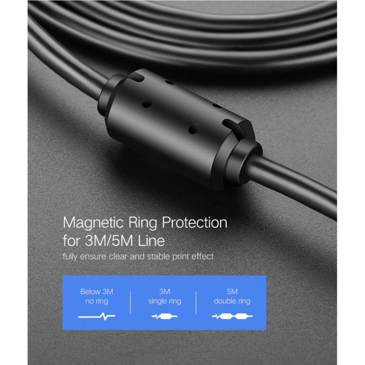For Canon, Epson, HP, Cable Length: 1.5m, USB 2.0 Gold-plated (1.5m)