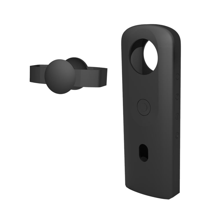 PULUZ Silicone Protective Case with Lens Cover for Ricoh Theta SC2 360 Panoramic Camera, Silicone Case For Ricoh Theta SC2(Blue), Silicone Case For Ricoh Theta SC2(Red), Silicone Case For Ricoh Theta SC2(Black)