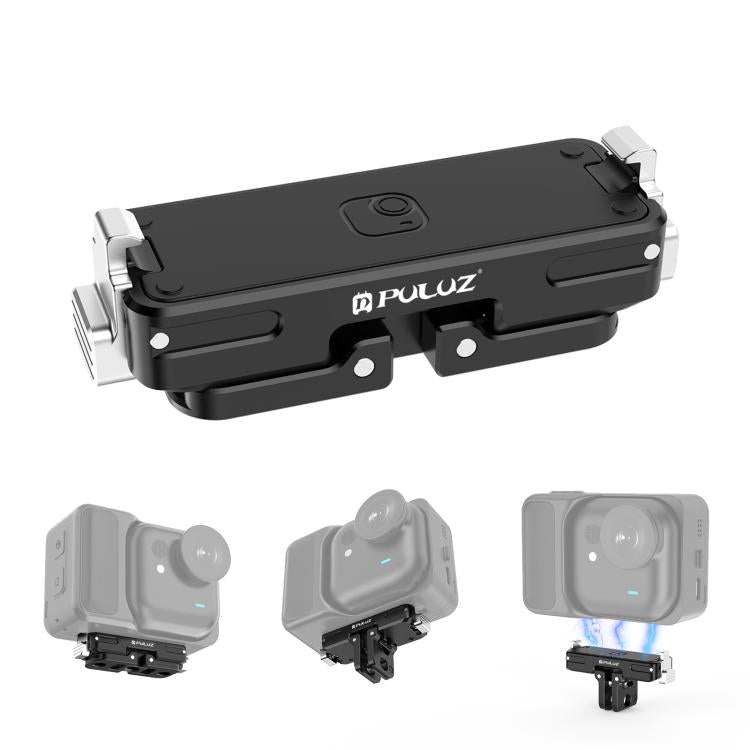 For Insta360 GO Ultra PULUZ Magnetic Aluminum Alloy Quick Release Base Mount, For Insta360 GO Ultra
