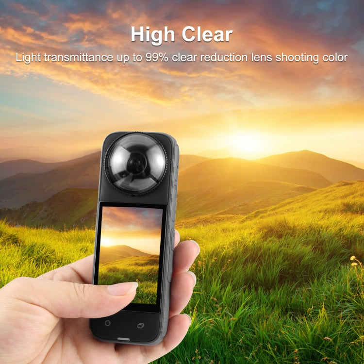 For Insta360 X4 PULUZ Rotation PC Lens Guard  Protective Cover, For Insta360 X4 PC Lens Guard