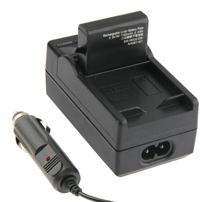 Digital Camera Battery Car Charger for GoPro HERO4 AHDBT-401, Car Charger